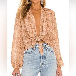 RESA - Snake print blouse